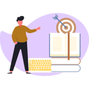 پیش‌نمایش فایل boy-talking-about-target-goal-13698376 از پک کتاب الکترونیک