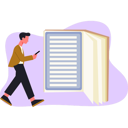پیش‌نمایش فایل boy-learning-literature-online-13698285 از پک کتاب الکترونیک