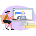 پیش‌نمایش فایل girl-attending-class-online-13698256 از پک کتاب الکترونیک