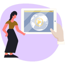 پیش‌نمایش فایل girl-explaining-learning-video-13698272 از پک کتاب الکترونیک
