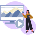 پیش‌نمایش فایل girl-searching-learning-video-13698261 از پک کتاب الکترونیک