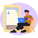 پیش‌نمایش فایل man-sending-cv-online-13698251 از پک کتاب الکترونیک