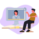 پیش‌نمایش فایل teacher-taking-online-class-13698248 از پک کتاب الکترونیک