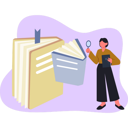 پیش‌نمایش فایل woman-doing-research-on-digital-library-13698283 از پک کتاب الکترونیک