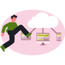 پیش‌نمایش فایل boy-running-toward-cloud-computing-network-13685149 از پک رایانش
