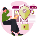 پیش‌نمایش فایل boy-working-on-web-protection-13685156 از پک رایانش