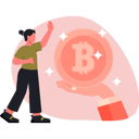پیش‌نمایش فایل woman-doing-investment-coin-13685178 از پک ارز دیجیتال