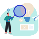 پیش‌نمایش فایل businessman-searching-business-ideas-13749053 از پک سئو