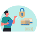 پیش‌نمایش فایل man-doing-protection-on-credit-security-13749074 از پک سئو