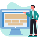 پیش‌نمایش فایل man-presenting-seo-planner-13749056 از پک سئو