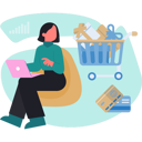 پیش‌نمایش فایل young-lady-sitting-on-couch-looking-credit-card-13749077 از پک سئو