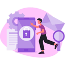 پیش‌نمایش فایل man-setting-mobile-lock-13748957 از پک موتور جستجو
