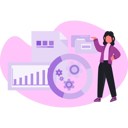پیش‌نمایش فایل woman-pointing-pie-chart-setting-13748931 از پک موتور جستجو