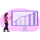 پیش‌نمایش فایل woman-presenting-business-rising-graph-13748923 از پک موتور جستجو