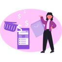 پیش‌نمایش فایل woman-presenting-mobile-application-13748946 از پک موتور جستجو