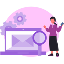 پیش‌نمایش فایل woman-talking-about-email-13748959 از پک موتور جستجو