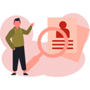 پیش‌نمایش فایل man-searching-employee-profile-13685229 از پک ارز دیجیتال