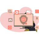 پیش‌نمایش فایل man-showing-crypto-networking-13685249 از پک ارز دیجیتال
