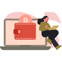 پیش‌نمایش فایل woman-checking-digital-wallet-13685223 از پک ارز دیجیتال