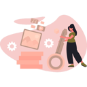پیش‌نمایش فایل woman-holding-key-13685256 از پک ارز دیجیتال