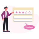 پیش‌نمایش فایل businessman-showing-shopping-feedback-13748851 از پک فروش و تخفیف‌های ویژه