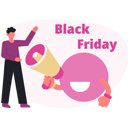 پیش‌نمایش فایل man-doing-marketing-black-sale-13748828 از پک فروش و تخفیف‌های ویژه