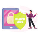 پیش‌نمایش فایل man-presenting-web-block-ads-13748870 از پک فروش و تخفیف‌های ویژه