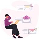پیش‌نمایش فایل man-thinking-about-mails-13748862 از پک فروش و تخفیف‌های ویژه