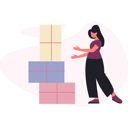 پیش‌نمایش فایل woman-pointing-shopping-delivery-boxes-13748863 از پک فروش و تخفیف‌های ویژه
