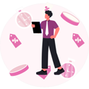 پیش‌نمایش فایل businessman-doing-marketing-analysis-13748794 از پک فروش و تخفیف‌های ویژه