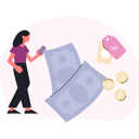 پیش‌نمایش فایل woman-calculation-discount-sopping-profit-13748802 از پک فروش و تخفیف‌های ویژه