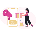پیش‌نمایش فایل woman-doing-marketing-online-13748803 از پک فروش و تخفیف‌های ویژه
