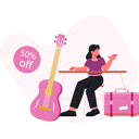 پیش‌نمایش فایل woman-making-discount-list-13748783 از پک فروش و تخفیف‌های ویژه