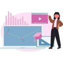 پیش‌نمایش فایل woman-pointing-graphic-design-13784852 از پک خدمات وب