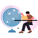 پیش‌نمایش فایل boy-pointing-world-tour-13749140 از پک خدمات وب