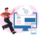 پیش‌نمایش فایل boy-setting-cloud-data-13749166 از پک خدمات وب