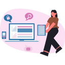 پیش‌نمایش فایل girl-working-on-cms-setting-13749165 از پک خدمات وب