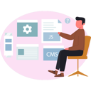 پیش‌نمایش فایل man-doing-online-web-coding-13749150 از پک خدمات وب