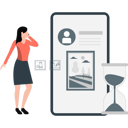 پیش‌نمایش فایل girl-busy-in-phone-call-looking-marketplace-13618988 از پک ان‌اف‌تی (توکن غیرمثلی)