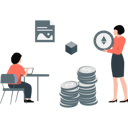 پیش‌نمایش فایل girl-holding-ethereum-coin-13619023 از پک ان‌اف‌تی (توکن غیرمثلی)