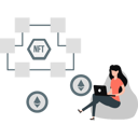 پیش‌نمایش فایل girl-working-about-ethereum-networking-13619006 از پک ان‌اف‌تی (توکن غیرمثلی)