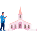 پیش‌نمایش فایل man-is-explaining-christmas-church-14326592 از پک کلیسا