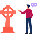 پیش‌نمایش فایل man-is-telling-about-christian-crucifix-14326617 از پک کلیسا