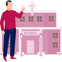 پیش‌نمایش فایل man-showing-christian-school-14326598 از پک کلیسا