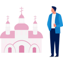 پیش‌نمایش فایل man-walking-near-church-14326578 از پک کلیسا