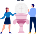 پیش‌نمایش فایل woman-and-man-are-setting-cross-clipper-14326623 از پک کلیسا