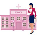 پیش‌نمایش فایل woman-is-pointing-christian-school-14326596 از پک کلیسا