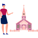 پیش‌نمایش فایل woman-is-pointing-church-prayer-14326593 از پک کلیسا