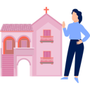 پیش‌نمایش فایل woman-is-pointing-monastery-14326607 از پک کلیسا
