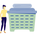 پیش‌نمایش فایل woman-is-collecting-cloth-in-basket-14326950 از پک ماشین لباس‌شویی
